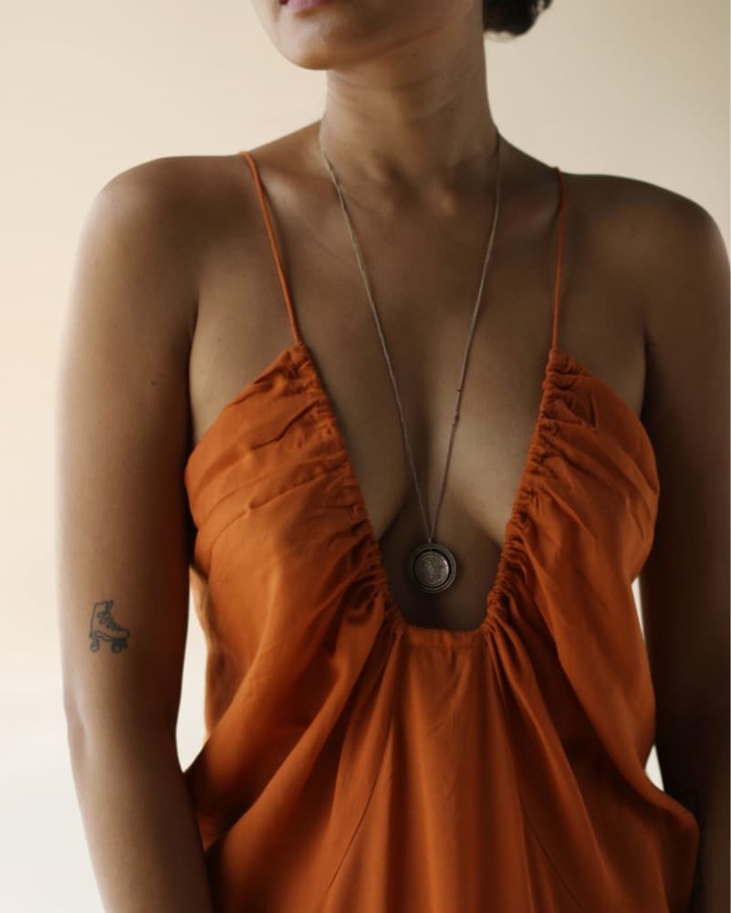Burnt Orange Maxi Dress - Image 2