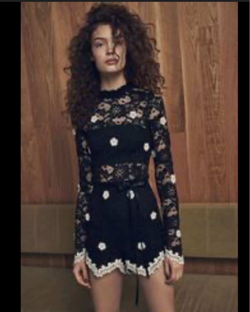 Alexis Black Mesh Romper  - Image 4
