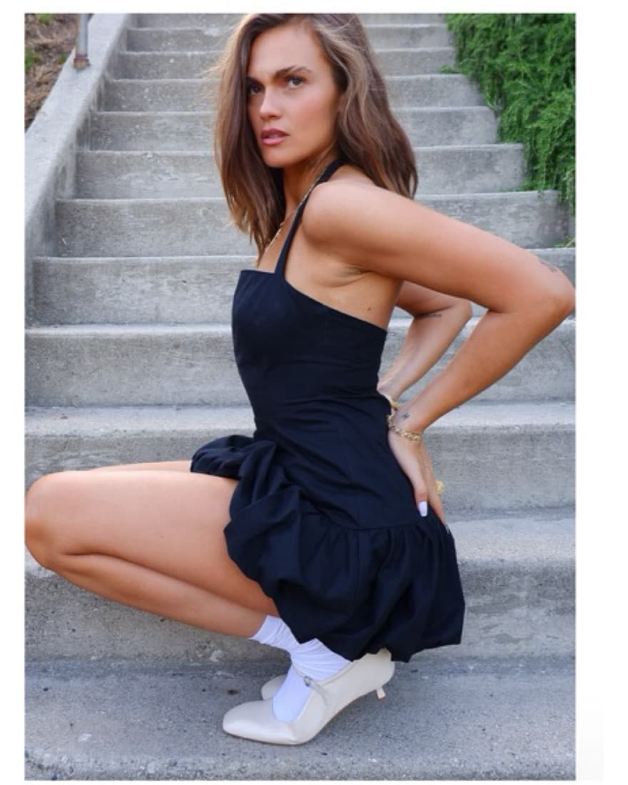 Lioness sofi Mini Dress - Onyx - Image 4