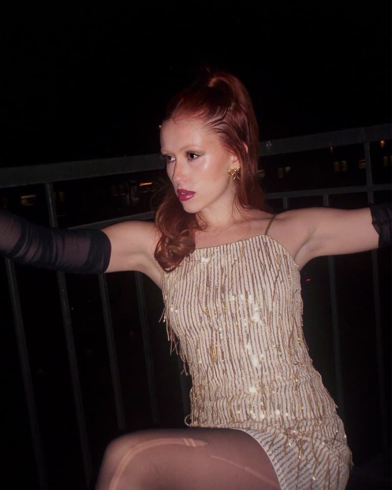 Vintage Gold Tassel Mini Dress  - Image 5