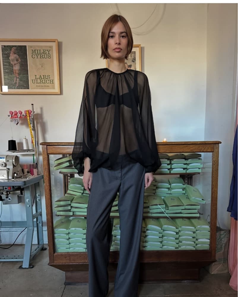 Buci NYC Cafe top In Black - size XS/S - Image 1