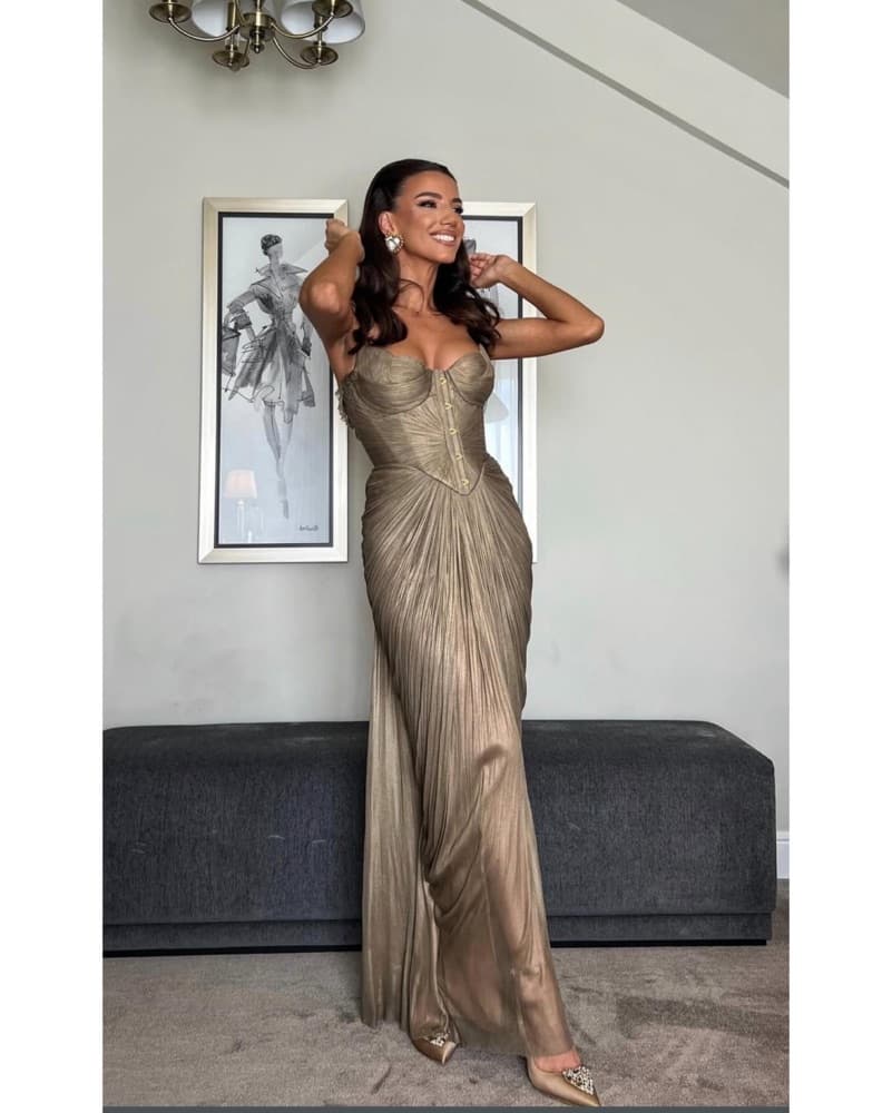 long sleeve maxi dress bodycon Doweha Women's Square Neck Spring Fall 2026 limited edition shoes 32 Waist Size:17.0 4/5 80s 90's School Outfits