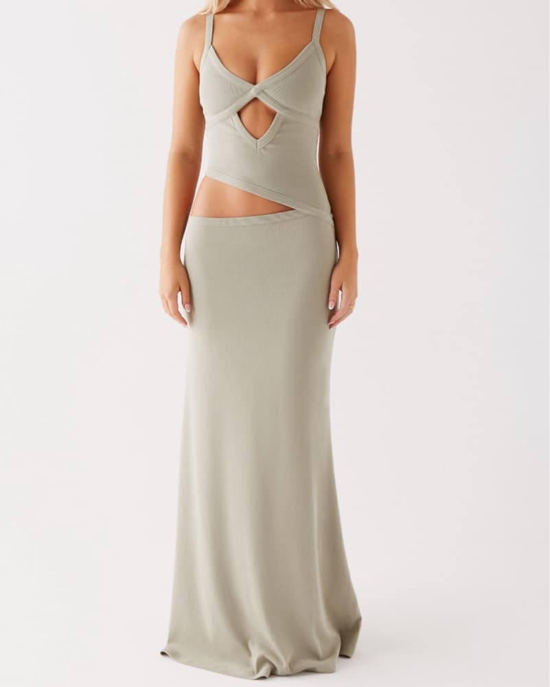 Peppermayo Jocelyn Maxi Dress - Sage - Image 1