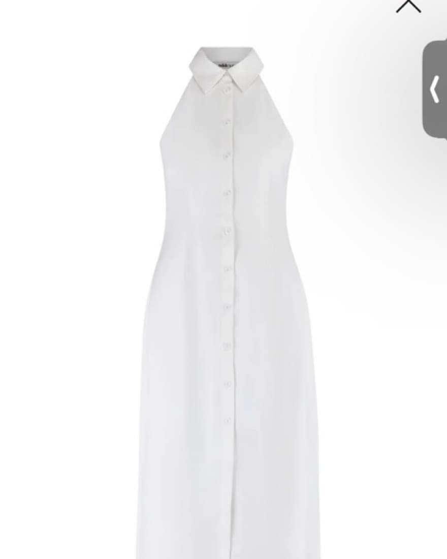 Odd muse  White Halter Maxi Dress - Image 2
