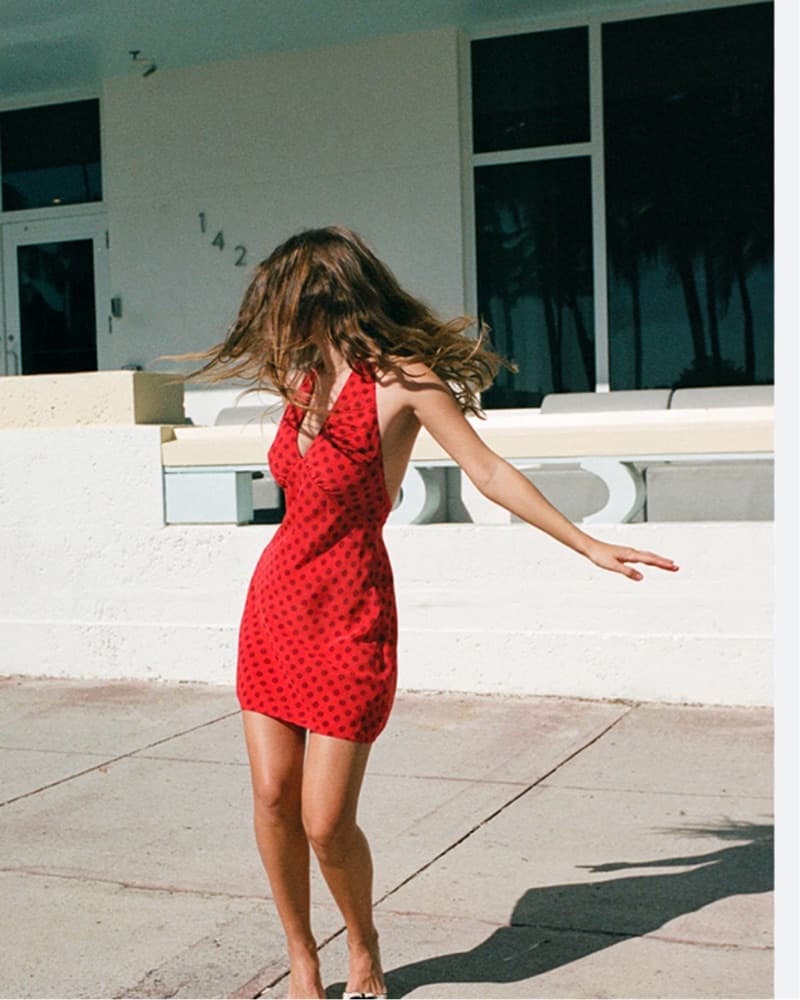 Vibrant Polka Dot Halter Dress - Image 3