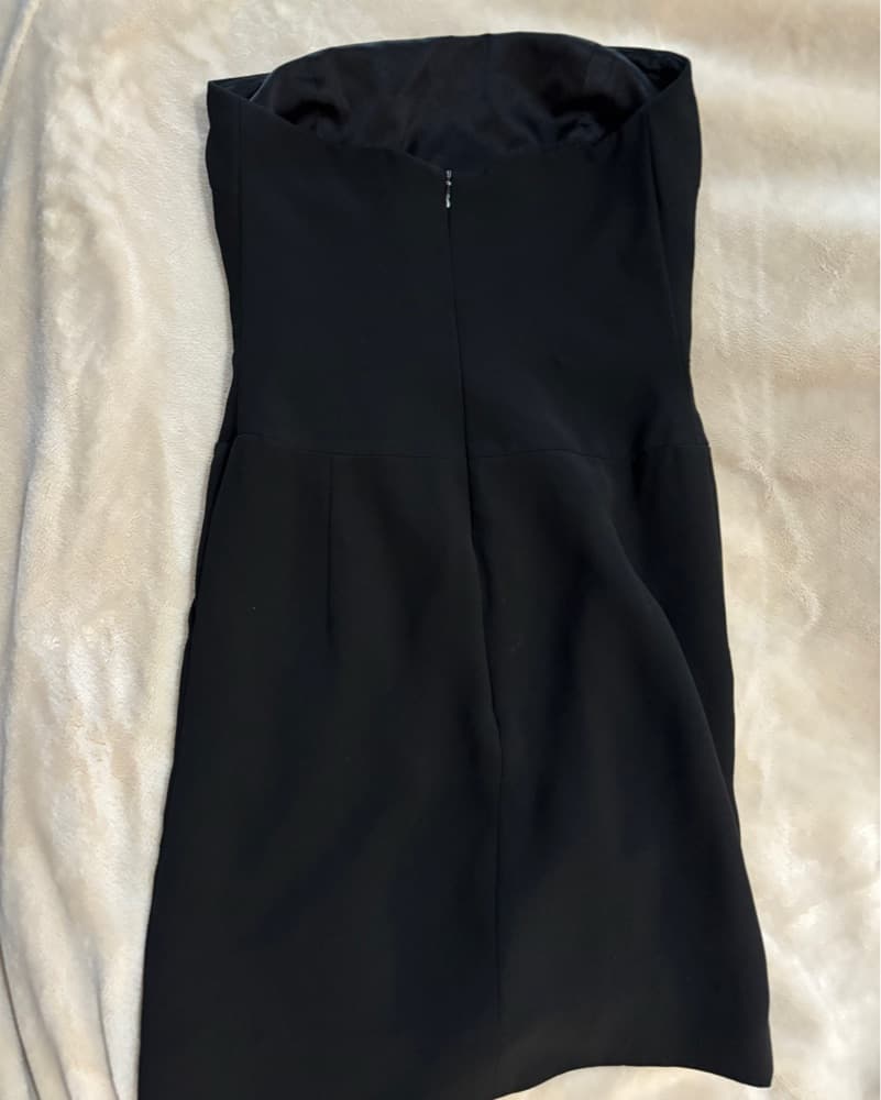 Elie Tahari Black Strapless Mini Dress - Image 2