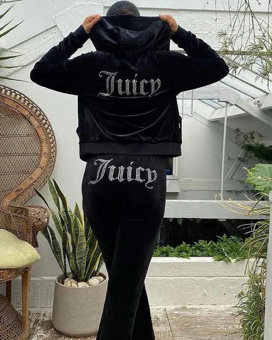 Juicy Couture Velvet Tracksuit Set Y2K - Image 4