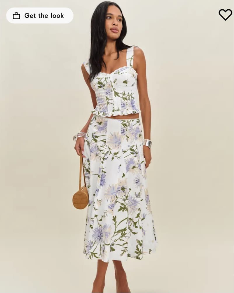 Reformation Anatolia Linen Two Piece - Image 1