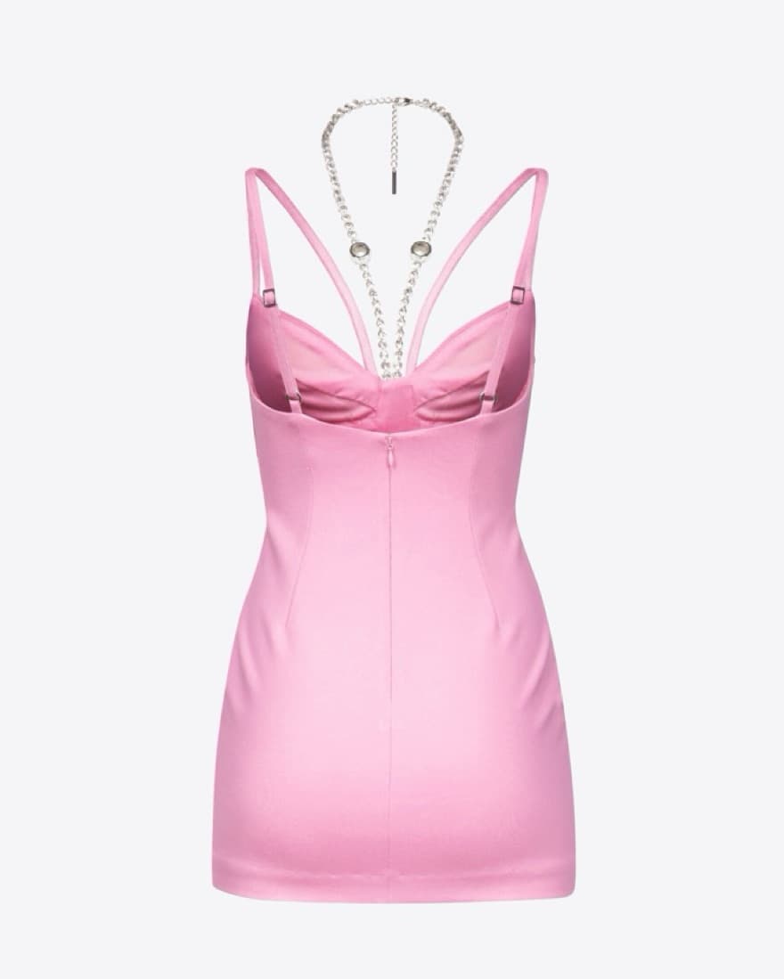 Area Butterfly Cut-Out Mini Dress - Image 3