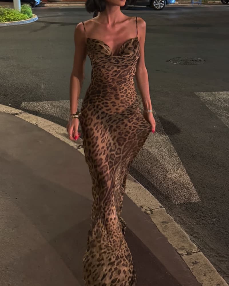 Rat & Boa Leopard Dress - Image 5