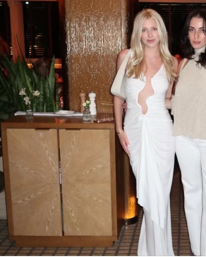 $995 Christopher Esber Drape Dress White - Image 5