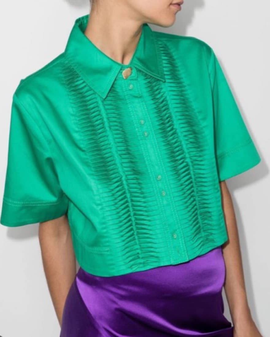 Aje Tidal Pleated Top - Image 5