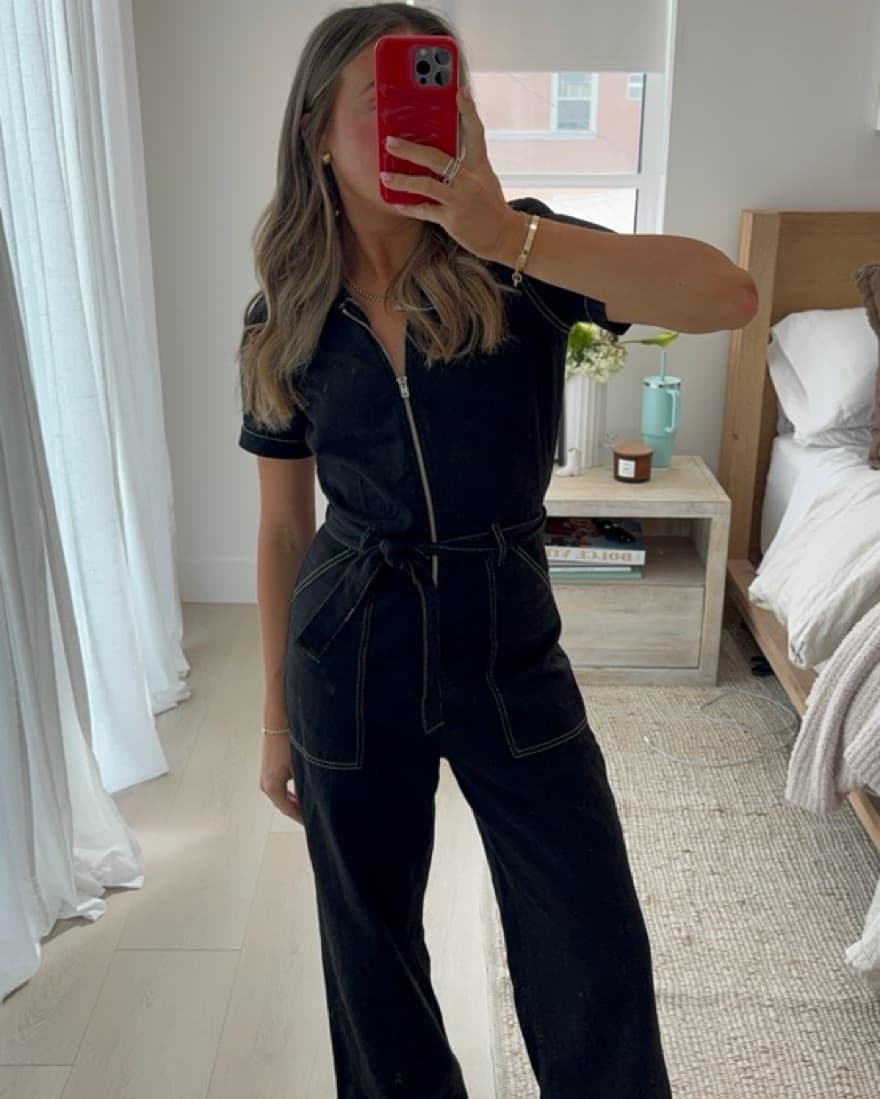 Reformation Denim Jumpsuit  - Image 3