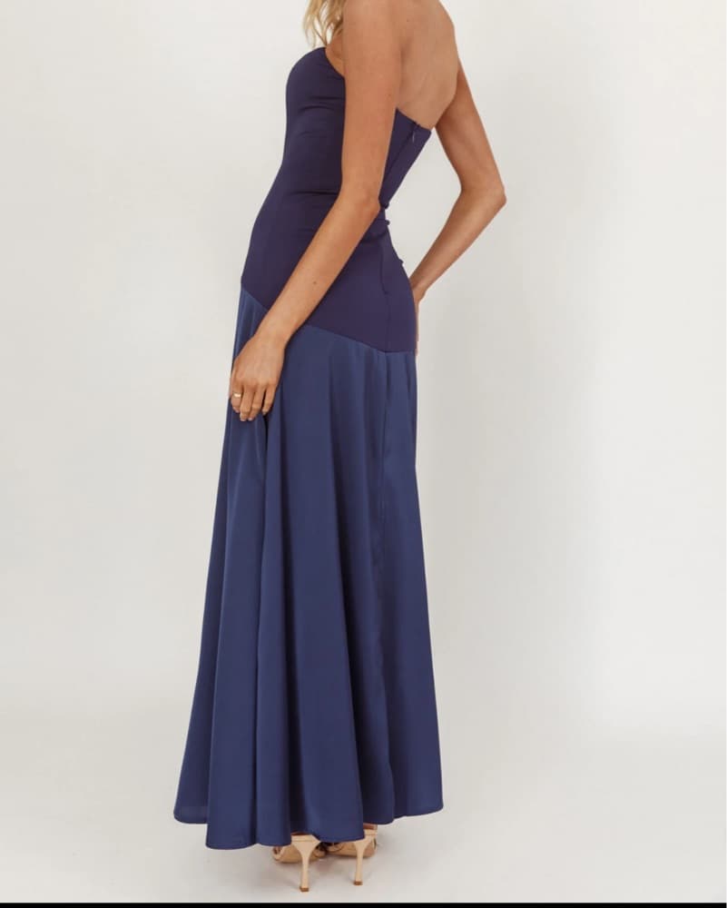 Selfie Leslie Dropwaist Navy Dress - Image 2