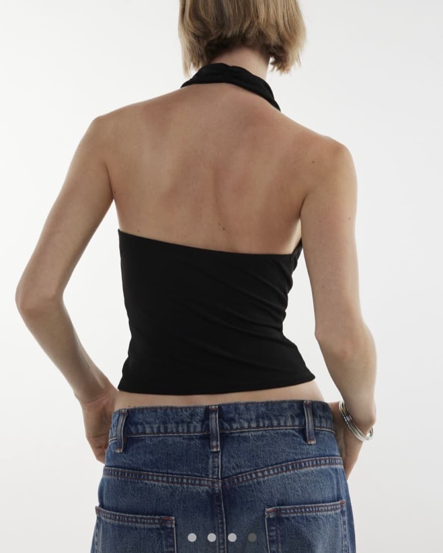 Flattering Cowl Neck Halter Top - Image 4