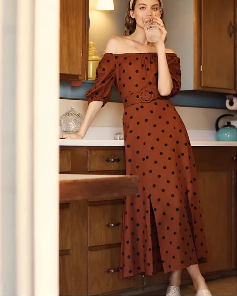 Lucienne Off-the-shoulder Maxi Dress - Image 1