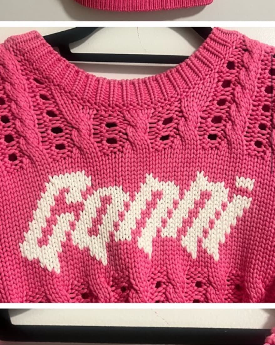 Ganni Sweater Vest Pink Size M - Image 1