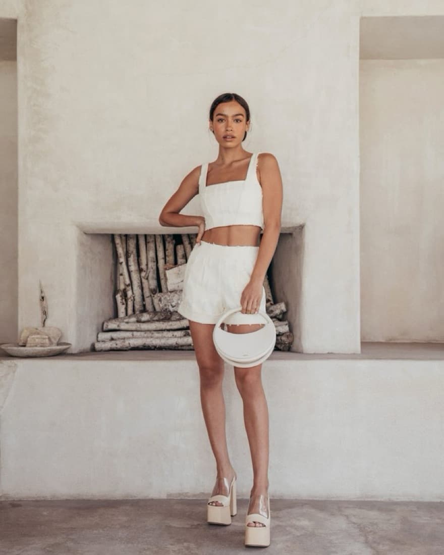 Cult Gaia Set - Nixie Top & Shadi Shorts - Image 1