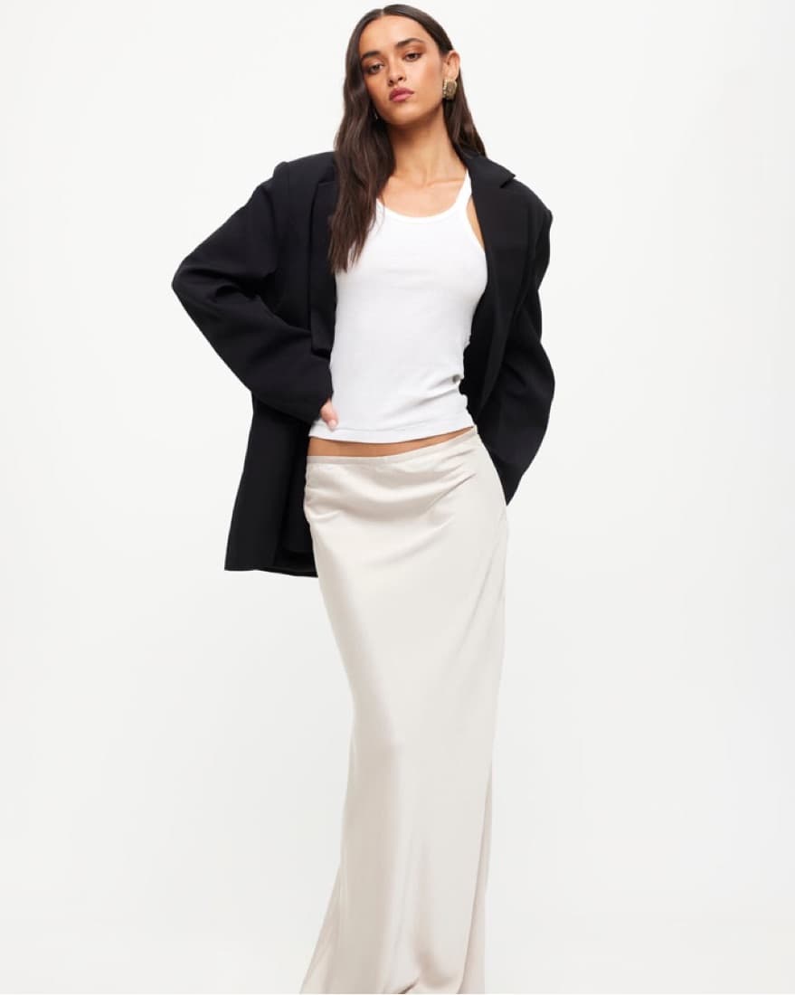 Lioness Hudson Satin Maxi Skirt - Image 1