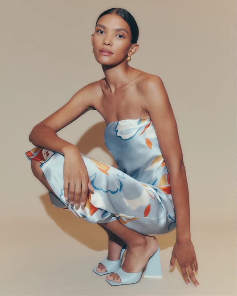 Reformation Joana Silk Dress - Image 2