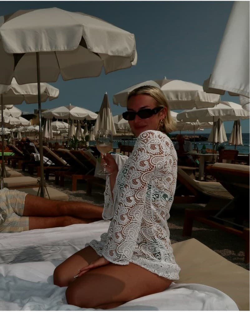 White Lace Cover Up - Image 2