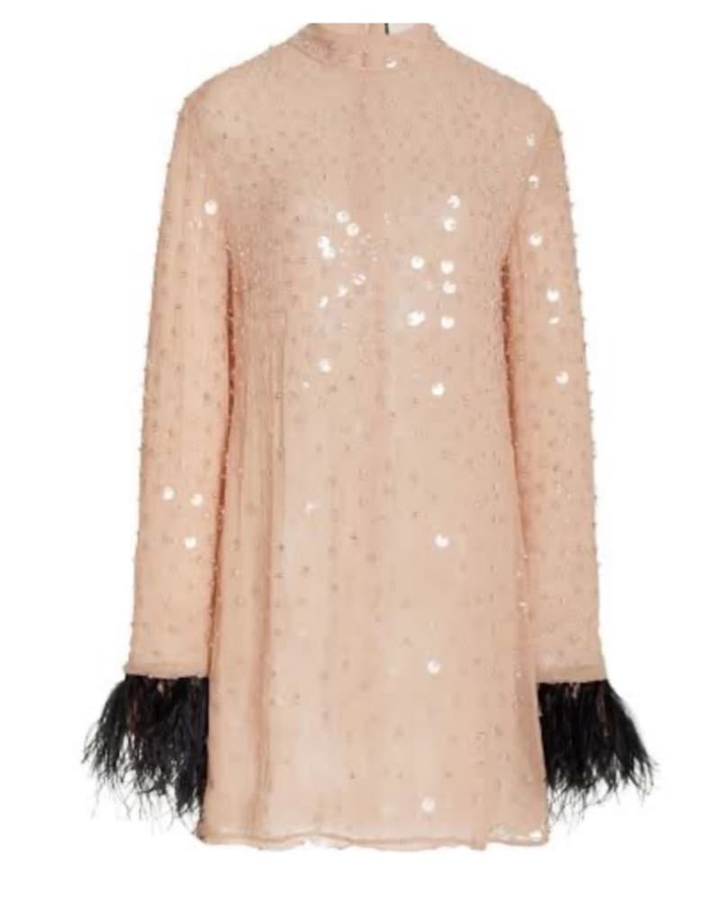 Alexis Lazar Feather Mini Dress  - Image 2