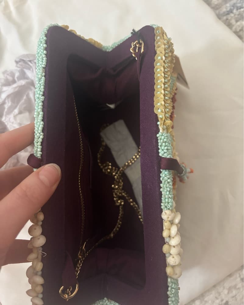 Zara Beaded Clutch - Image 3