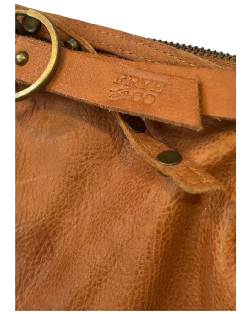 Frye Leather Backpack with Chain Straps - Image 6