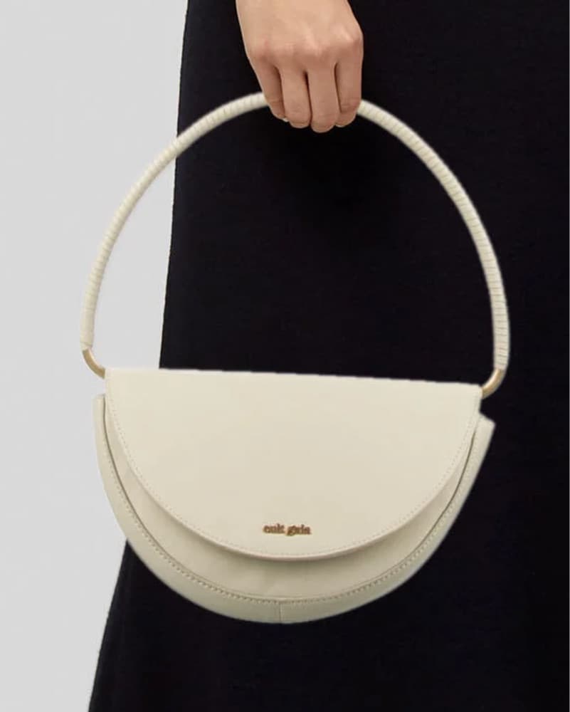 Cult Gaia Ryka White Shoulder Bag - Image 1