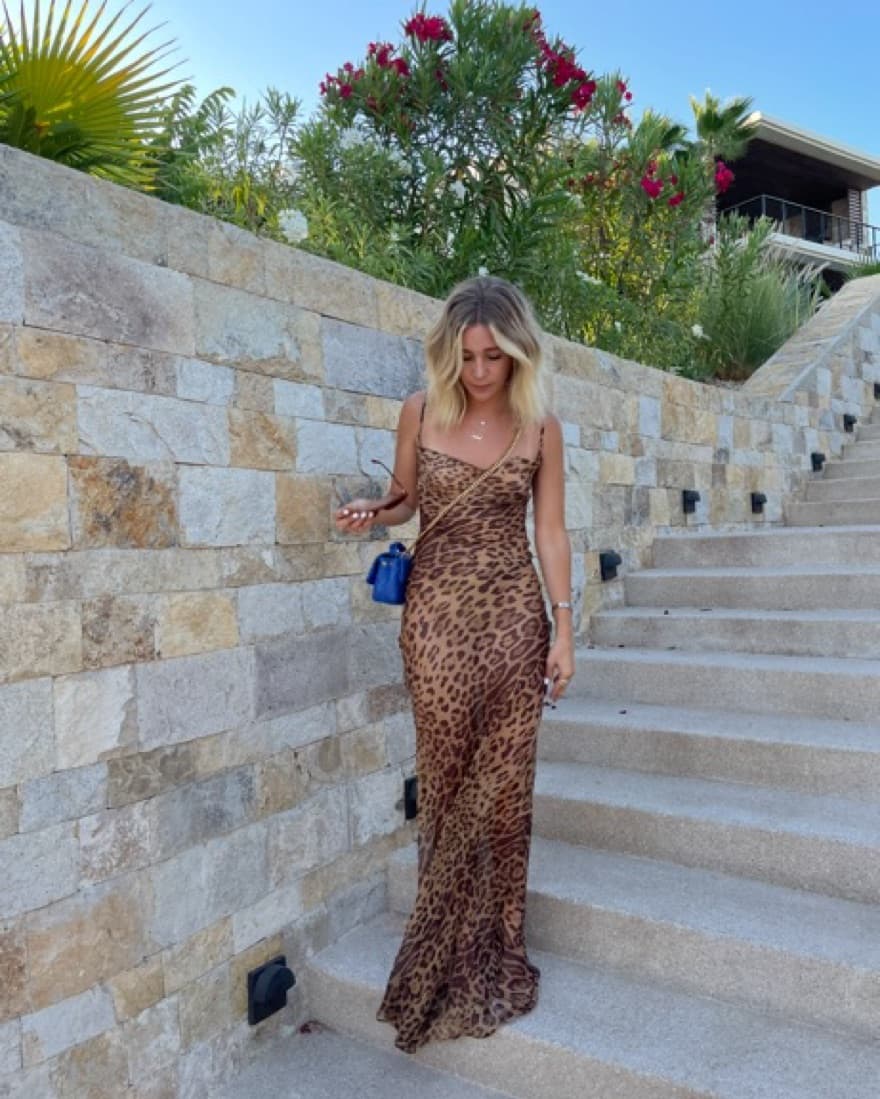Rat And Boa Leopard Print Maxi Dress - Image 1