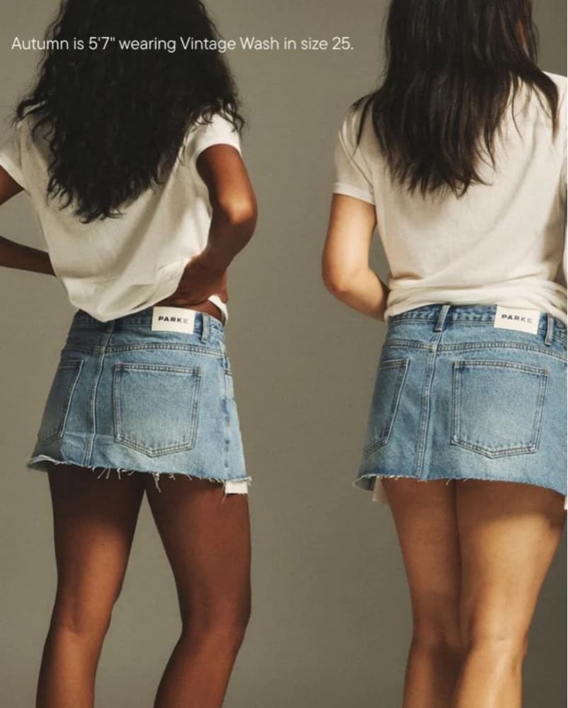 Parke Denim Mini Skirt - Image 3