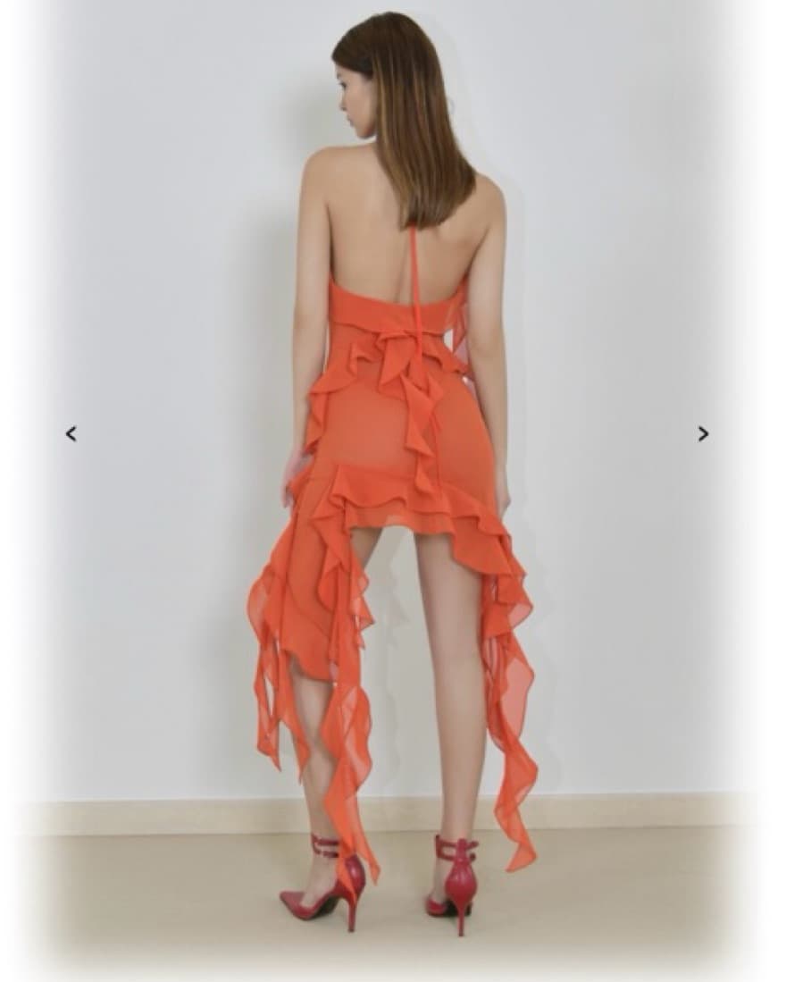 Fanci Club Orange Salsa dress - Image 2