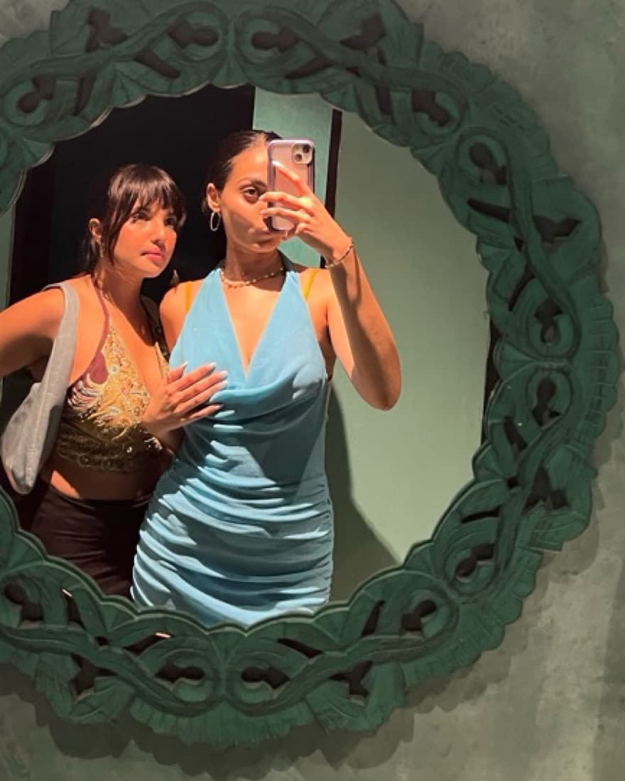 Blue Mini Dress  - Image 2
