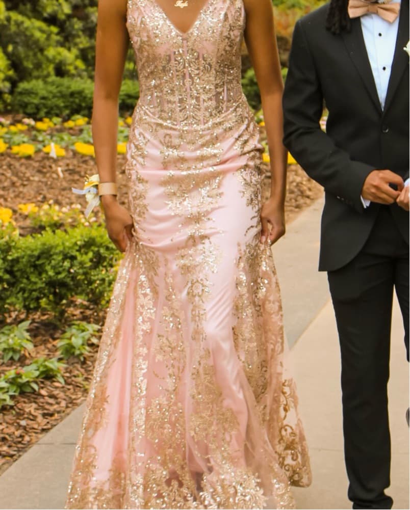 Light Pink Prom Dress - Image 1
