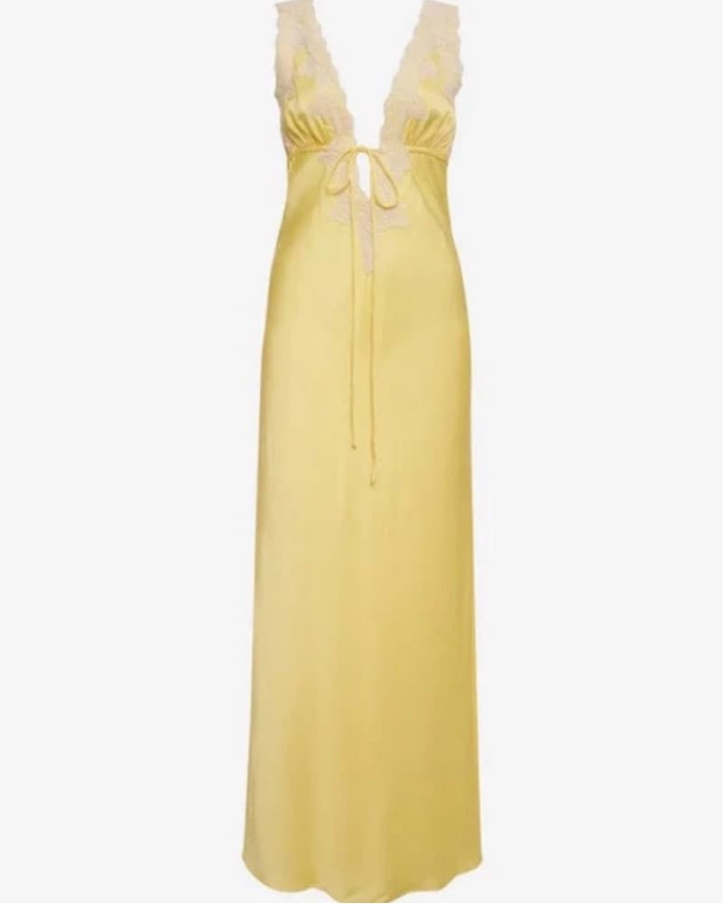 Rumored Venice Maxi Dress In Banana  - Image 2