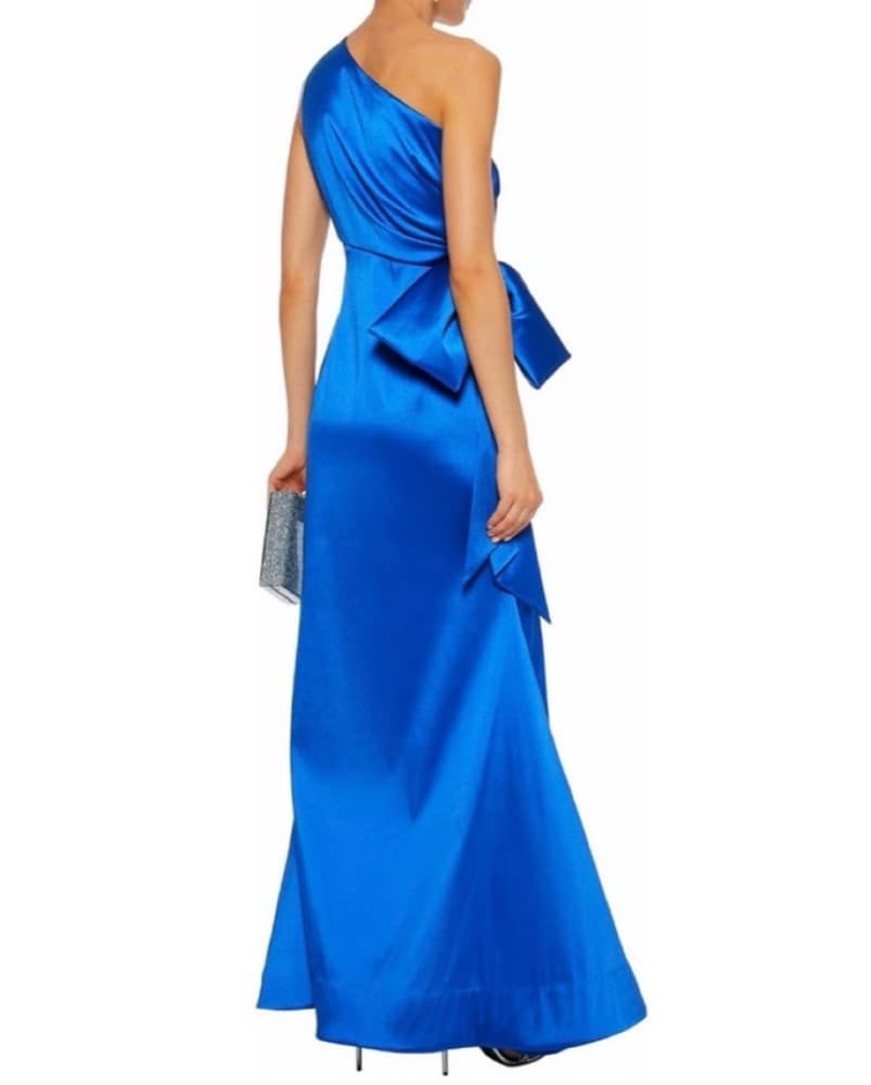 Sachin & Babi Blue Bow Gown - Image 4