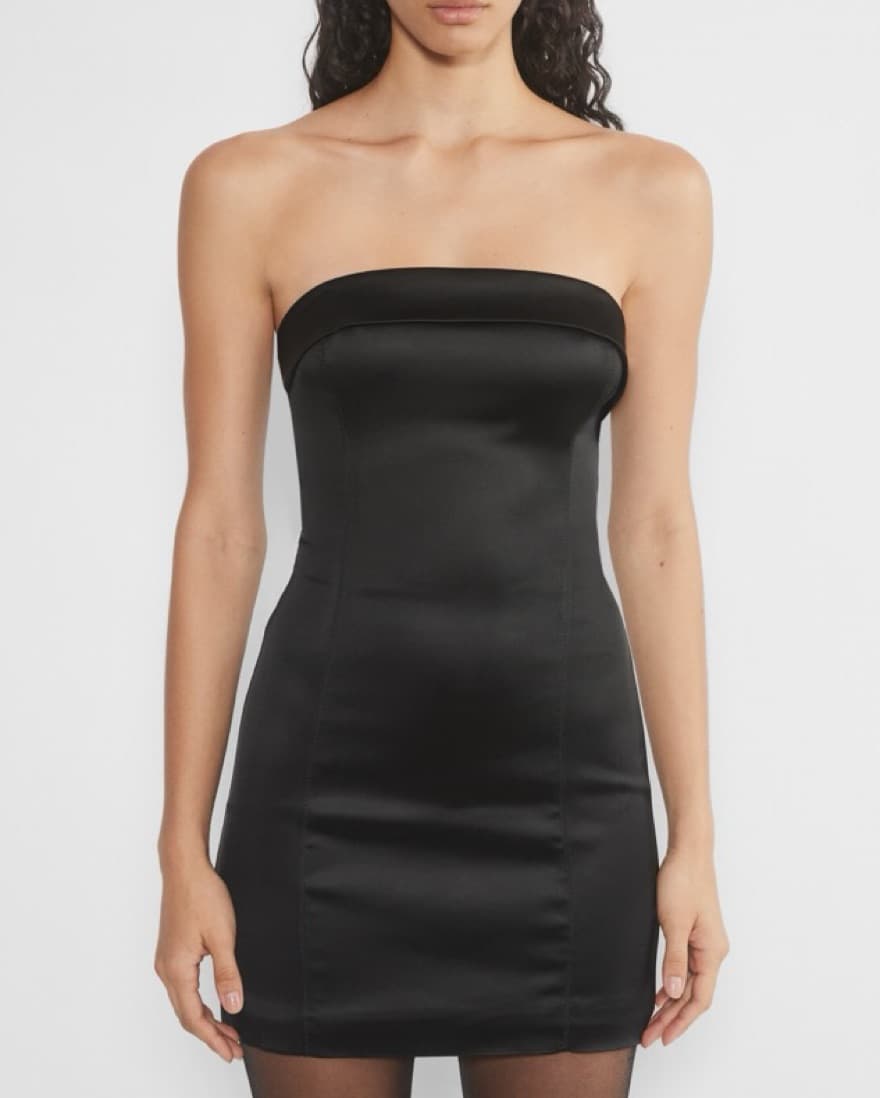 Aritzia Satin Tube Dress - Image 1