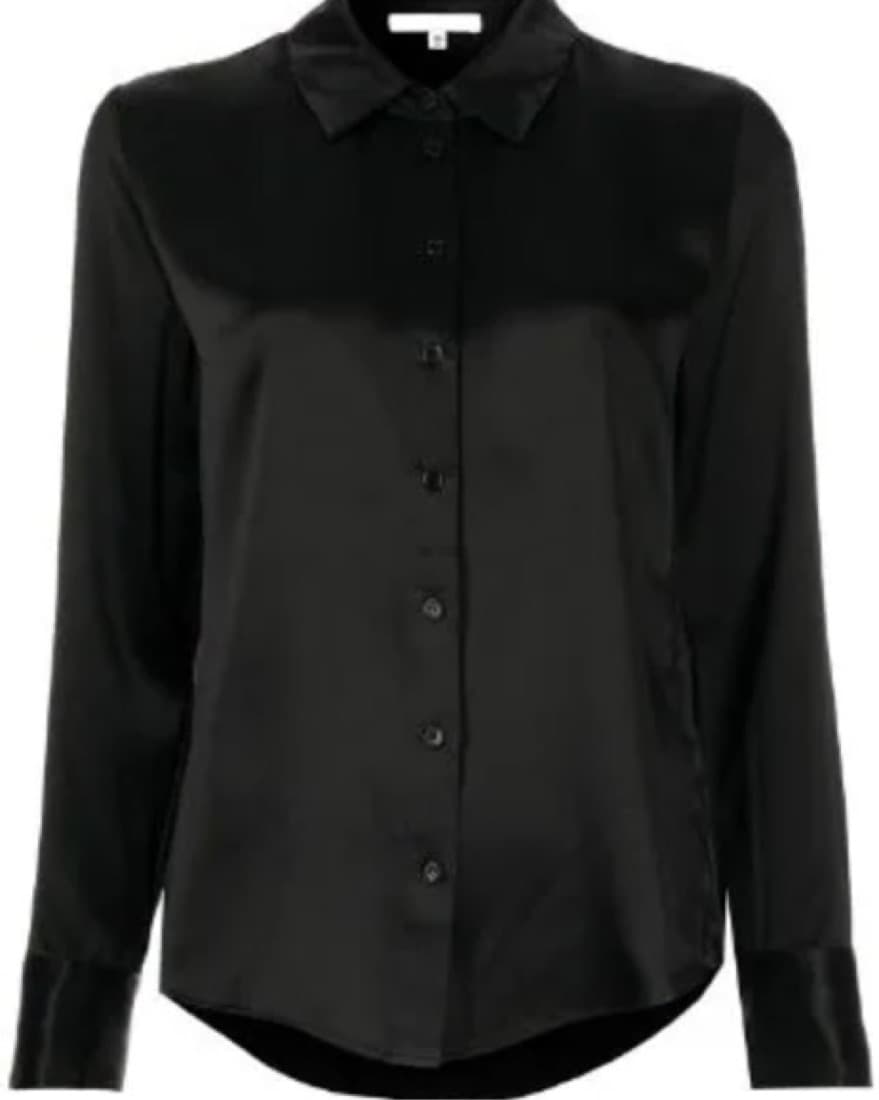 Reformation Silk Button Down Top - Image 4