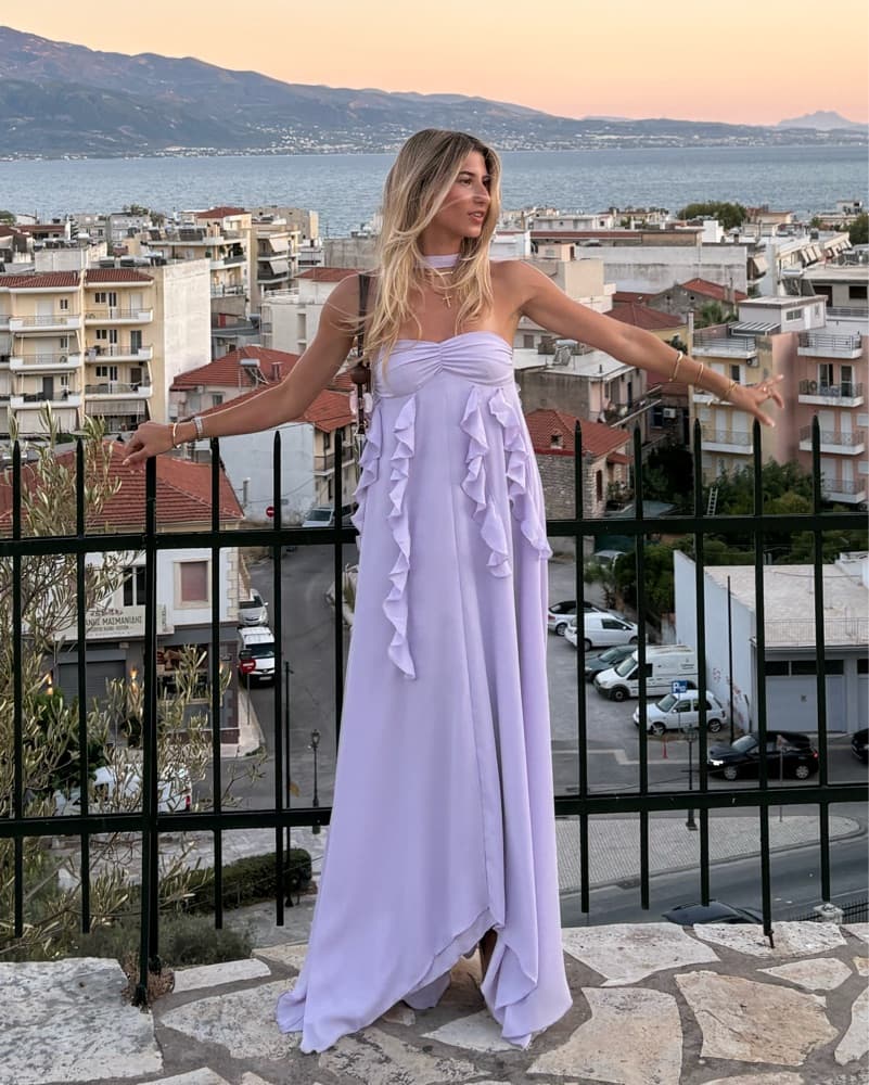 Purple Formal Maxi Dress - Image 5
