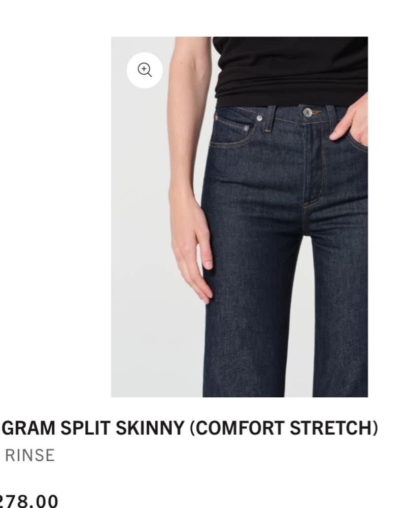 Agolde Ingram Split Rinse Jeans - Image 4