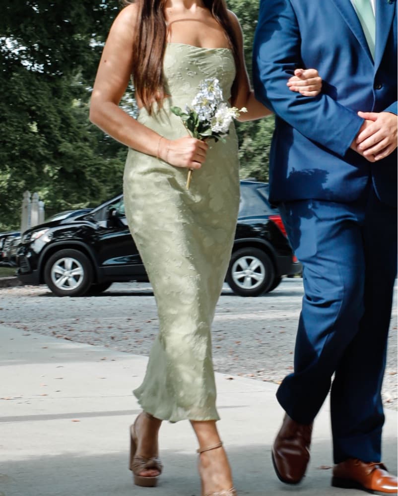 Hello Molly Sage Green Dress - Image 1