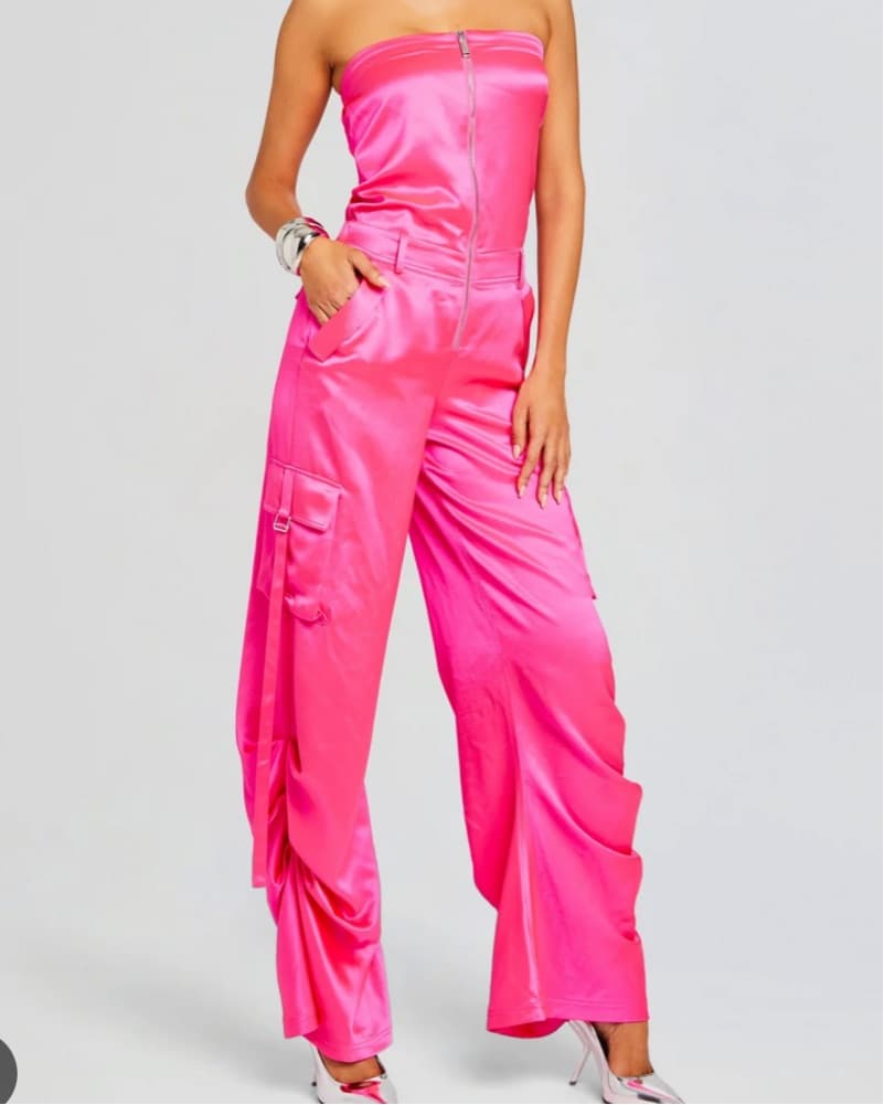 Retrofete Estrella Cargo Jumpsuit - Image 1