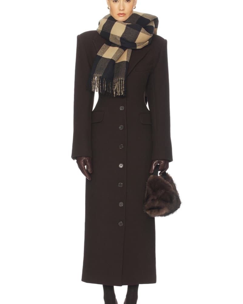 Helsa Structured Wool Coat - Image 1