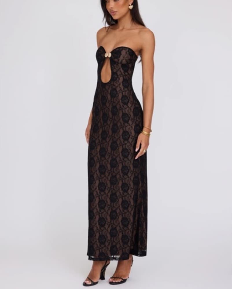 Tiger Mist Lace Maxi Dress - Image 3