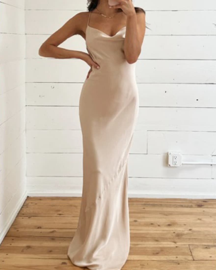 Tuscany Maxi Slip Dress  - Image 1