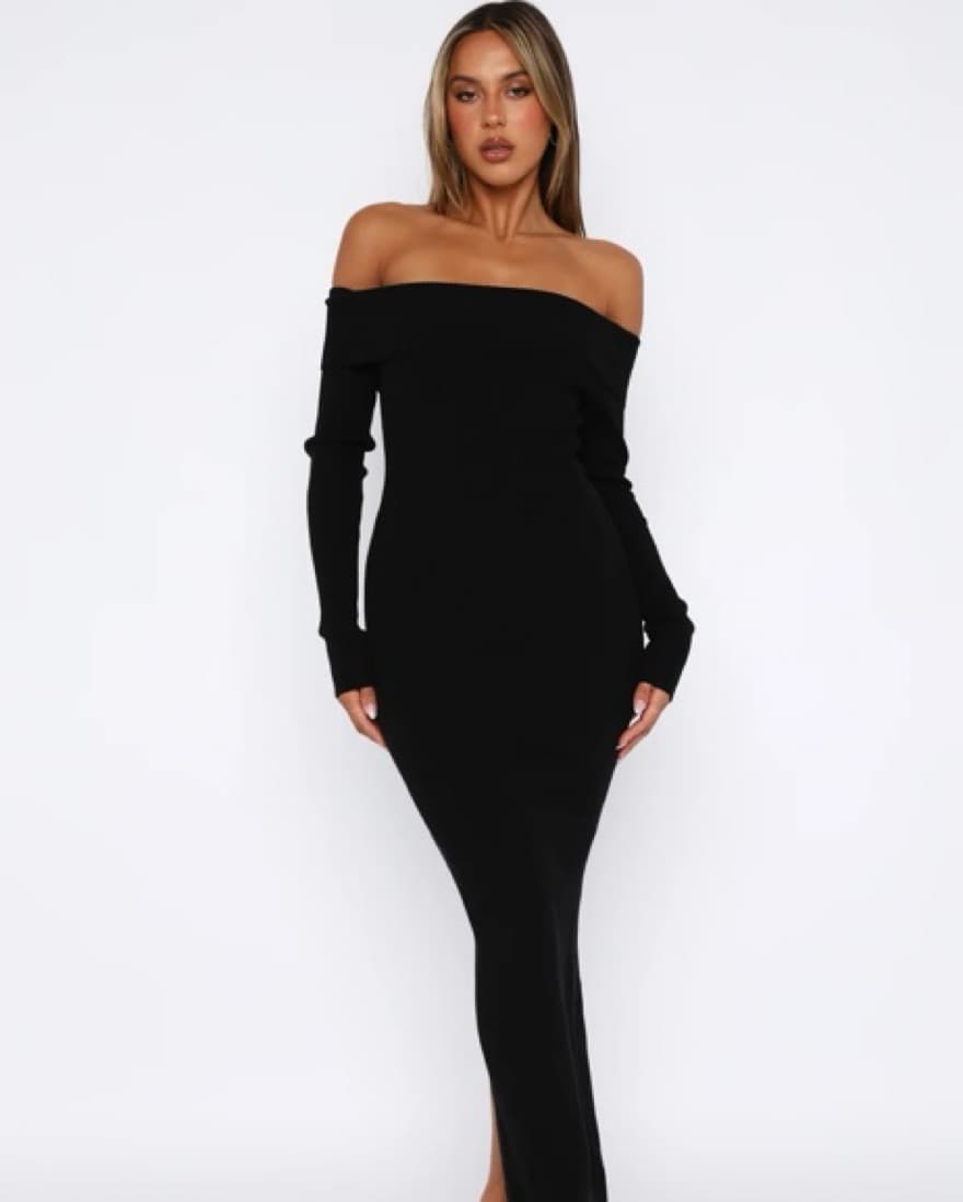 WFB Dnt Call Me Anymore Long Sleeve Maxi - Image 1