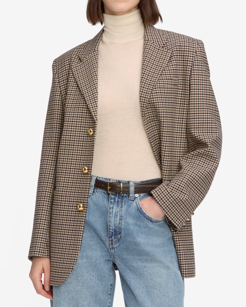 FRAME Houndstooth Blazer  - Image 2