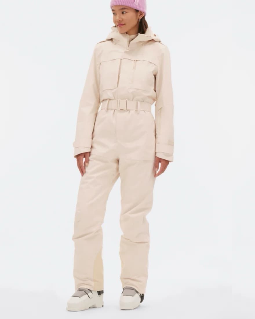 Sleek White Ski Suit From Halfdays - Image 3