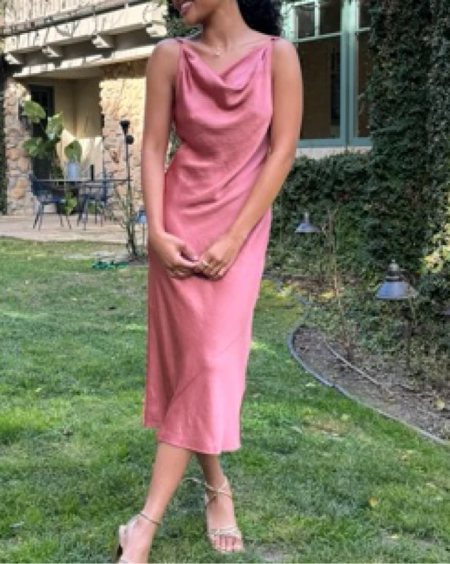 Aritzia Satin Dress - Image 1