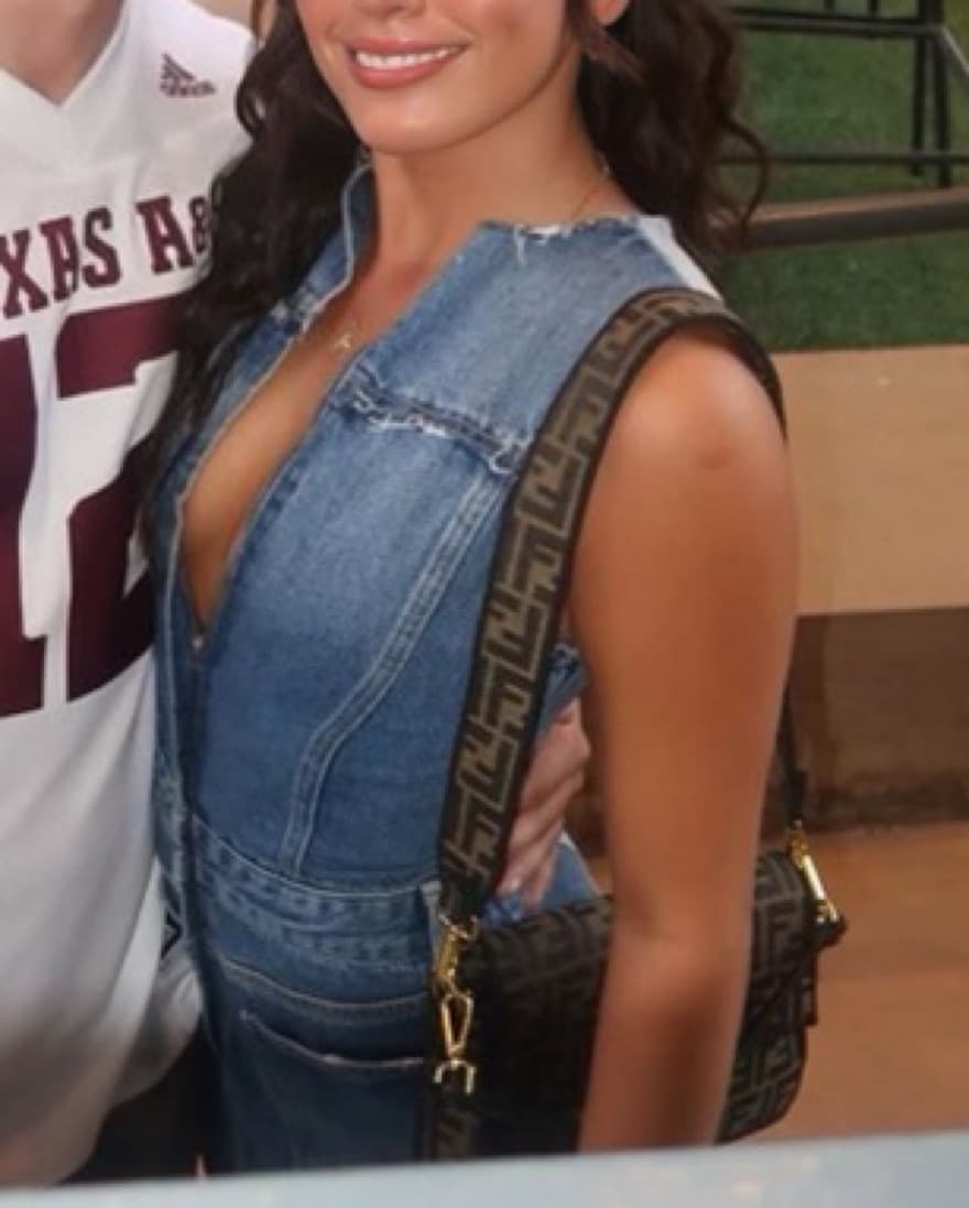 Two Tone Denim Mini Dress - Image 2